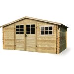 Solid - abri jardin bois traditionnel - 11. 56 m2 - 388 x 298 x 218 cm - 28mm Solid - abri jardin bois traditionnel - 11. 56 m2 - 388 x 298 x 218 cm - 28mm