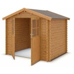 Abri de jardin leto - bois marron - 4, 9 m2