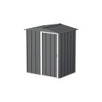 Duramax - abri de jardin m�tal - 1, 96m� - kit ancrage - anthracite