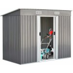 Abri de jardin en m�tal - 3, 1? - 238x131x181 cm - 4 trous d'a�ration - 2 portes coulissantes verrouillables ...