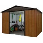 M&s - abri de jardin métal aspect bois yardmaster 6, 44 m² + kit d'ancrage M&s - abri de jardin métal aspect bois yardmaster 6, 44 m² + kit d'ancrage