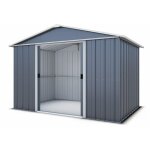 Trigano - abri de jardin 303x197 cm 5, 97 m en mtal gris fonc