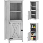 Abri de jardin avec porte coulissante de style grange, �tag�res r�glables, design compact, bois de sapin, ...