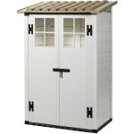 Abri de jardin en résine gardiun tuscany evo 100 1, 32 m² 95x139x201 cm 2 portes Abri de jardin en résine gardiun tuscany evo 100 1, 32 m² 95x139x201 cm 2 portes