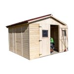Habrita - abri de jardin en epicéa 16mm surface utile 7, 62m2 sans plancher foresta Habrita - abri de jardin en epicéa 16mm surface utile 7, 62m2 sans plancher foresta
