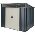 Wasabi - abri de jardin stark 2. 3 m2 - garantie 10 ans - 121x195x196cm. remise mtal
