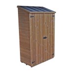 Habrita - abri mural multi - usages foresta the 1206. 01 bois thermo chauffé 0, 65m2 avec 3 étagères ... Habrita - abri mural multi - usages foresta the 1206. 01 bois thermo chauffé 0, 65m2 avec 3 étagères ...