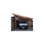 Abri une pente, 300cmx400cm, bois douglas fran�ais, carport, auvent, abri voiture