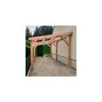 Abri une pente, 350cmx550cm, bois douglas français, carport, auvent, abri voiture Abri une pente, 350cmx550cm, bois douglas français, carport, auvent, abri voiture