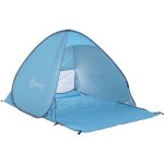 Abri de plage tente de plage pliable pop - up automatique instantan� protection uv fen�tre arri�re grand ...