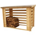 Habrita - abri range - bches ferm et esthtique avec structure madriers grand volume 4 stres de bois ...