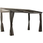 Sojag - abri de terrasse en aluminium budapest 1012 bronze Sojag - abri de terrasse en aluminium budapest 1012 bronze