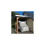 Abri toit plat adossé dimensions aux choix bois douglas français pefc - 350cmx650cm Abri toit plat adossé dimensions aux choix bois douglas français pefc - 350cmx650cm