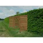 Abri vélo 4m - couvert - cl3 marron Abri vélo 4m - couvert - cl3 marron