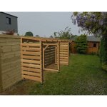 Jardinatoire - abri vélo 4m - non - couvert - cl3 marron Jardinatoire - abri vélo 4m - non - couvert - cl3 marron
