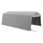 Abri de voiture / garage sous tente, 6, 2x 3, 3 x 2, 4 m, acier galvanis�, robuste, poly�thyl�ne haute ...