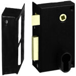 Abus ? serrure monopoint en applique pour porte gauche ? coffre acier 70x120mm ? compatible cylindre ...