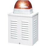 Sg1650 sir�ne d'alarme avec gyrophare 110 db rouge int�rieure, ext�rieure 12 v / dc d37405 - abus