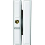 Abus ? verrou de fen�tre � cylindre blanc ? double p�ne � crochet ? r�sistance m�canique 1 tonne ? compatible ...
