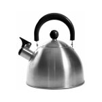 Bouilloire sifflant tous feux - inox - 1, 5l - noir - livraison gratuite
