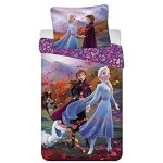 Ac - d�co parure de lit la reine des neiges vent - 100 x 135 cm - b�b�