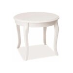 Ac - deco - table basse classique - royal - l 60 x h 50 cm - blanc - livraison gratuite Ac - deco - table basse classique - royal - l 60 x h 50 cm - blanc - livraison gratuite