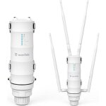 Ac1200 amplificateur wifi / repeteur wifi puissant exterieur en charge poe / dual - band 2. 4 + 5g / ...