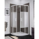 Accès d'angle arrondi 90 x 90 x 190 cm avec portes de douche coulissantes, 5 mm, sunny schulte verre ... Accès d'angle arrondi 90 x 90 x 190 cm avec portes de douche coulissantes, 5 mm, sunny schulte verre ...
