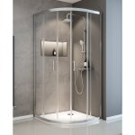 Accès d'angle arrondi 90 x 90 x 190 cm avec portes de douche coulissantes, 5 mm, sunny schulte verre ... Accès d'angle arrondi 90 x 90 x 190 cm avec portes de douche coulissantes, 5 mm, sunny schulte verre ...