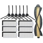 Convient aux accessoires de balayeuse ilife a4 brosse principale filtre haipa brosse latrale chiffon ...