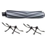 Accessoires bluelirr : brosse principale et brosses lat�rales pour aspirateurs robots amibot animal h2o ...