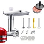 Accessoires de broyeur alimentaire en mtal pour batteurs sur socle kitchenaid, poussoir  saucisses ...
