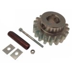 Pignon de cr�maill�re pour motorisation de portail coulissant ? compatible came bk ? 80 x 40 mm ? 18 ...