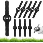 Accessoire pour coupe - bordure 60 pices lames de rechange en plastique noires de 14 cm pour coupe - ...