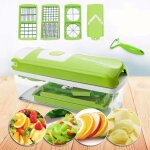 Accessoires cuisine et cuisson, genius nicer dicer smart (12 pcs. ) en vert - coupe - l�gumes pour cubes, ...