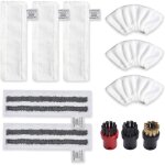 Accessoire pour karcher easyfix sc2 sc3 sc4 sc5 bonnettes microfibre lingettes serpilli�re chiffons brosses ...