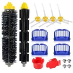 Accessoires kit pour irobot roomba 600 675 676 692 694 697 698 671, 4x brosse lat�rale 4x filtre 2x brosse ...