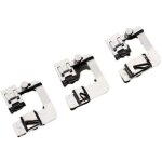 Accessoires pour machine � coudre pied presseur pour ourlet 4 / 8  13 mm 6 / 8  19 mm 8 / 8  25 mm