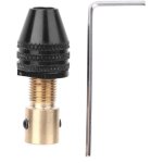 Accessoires pour mini - perceuse lectrique : mandrin en laiton noir de haute qualit, diamtre de perage ...