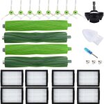 Accessoires pi�ces avec irobot roomba i1 i3 evo i4 i6 i7 + i8 e5 e6 combo i5 j5 + , 4 brosse principales ...