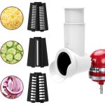 Accessoires pour robots p�tissiers kitchenaid : trancheuse / r�pe, r�pe � fromage, hachoir � l�gumes ...