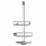 Accessoires de salle de bains - tablette pour douche caddy plus, rglable, inox bt1099 - simplehuman