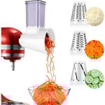 Accessoires pour trancheuse / dchiqueteur pour batteurs sur socle kitchenaid, rpe  fromage pour trancheuses ...