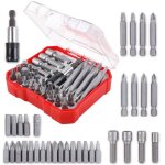 Accessories kit d'embouts de tournevis 34 pi�ces, set d'embouts de vissage extra hard (ph, pz, t, s, ...