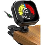 Accordeur de guitare rechargeable pour ukul�l�, violon, basse, avec accordage ouvert, accordeur guitare ...