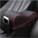 Choyclit - accoudoirs de voiture car accoudoir central pad, noir (bord rouge)
