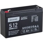 Accurat supply s12 agm 6v batterie de plomb 12ah