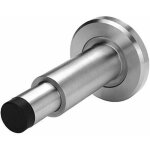 Acier inoxydable 304 r�glable extra - long arr�t de porte en caoutchouc protection poignee porte butoir ...