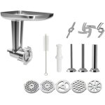 Acier inoxydable hachoir  viande pour kitchenaid robot ptissier accessoires
