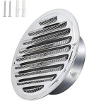 Acier inoxydable rond grille de ventilation de tuyau d'�chappement 150mm, capot de sortie d'air, grille ...